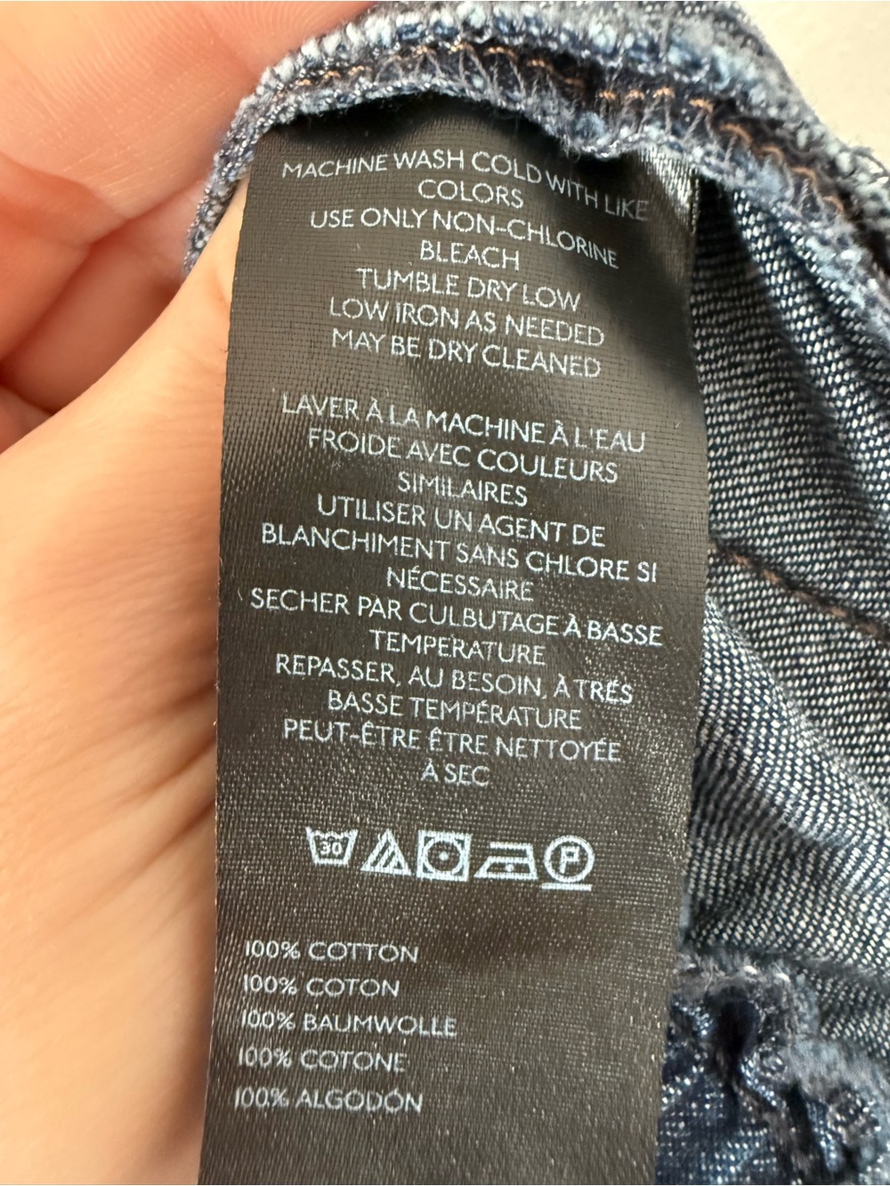 Free People We The Free Breezy Denim Pull-On Jeans. size XS, cobalt - Picture 8 of 8